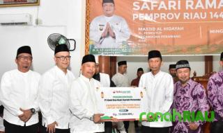 Safari Ramadan di Siak, CSR BRK Syariah bawa Berkah bagi Masjid Al Hidayah
